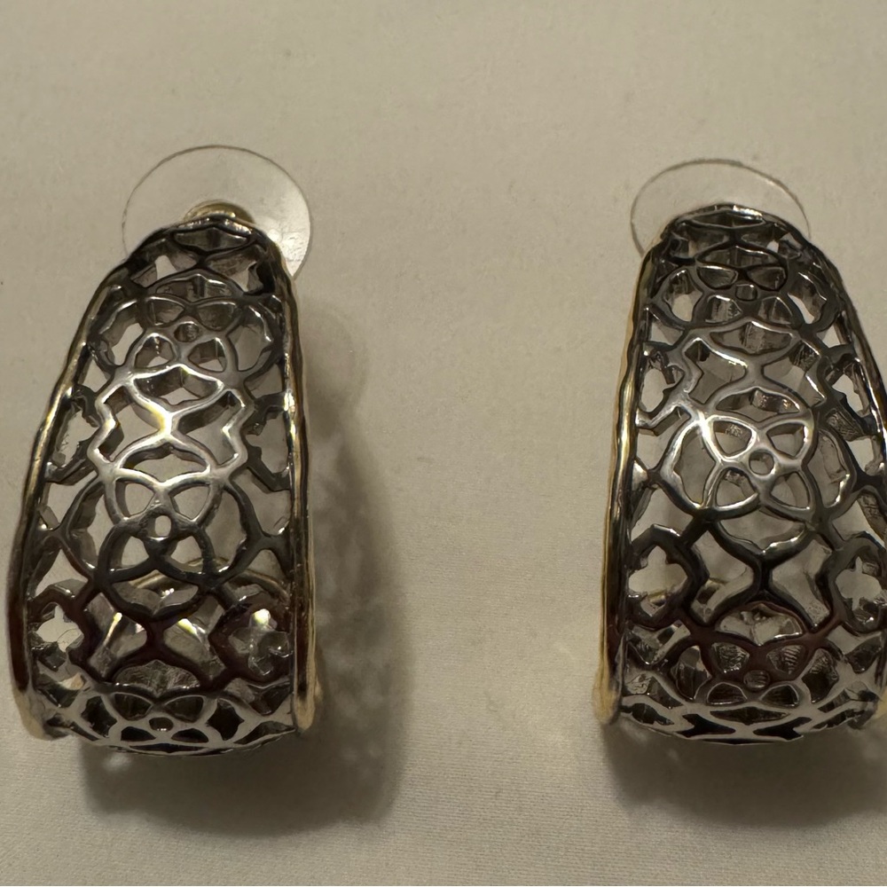 Kendra Scott Two-Tone Hoops